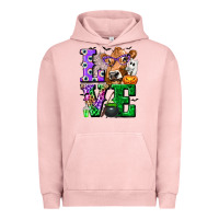 Pigment Salmon love cow halloween tbw Urban Hoodie - texasbilliewilder