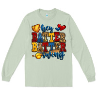Matcha hey batter batter swing softball Long Sleeve Tee - Jasminsmagicworld