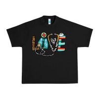 Black love nurse Urban Heavy Tee - CowhideDigitalArt