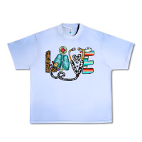 Grape Ice love nurse Urban Heavy Tee - CowhideDigitalArt