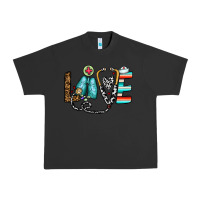 Pigment Black love nurse Urban Heavy Tee - CowhideDigitalArt