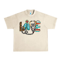 Sandshell love nurse Urban Heavy Tee - CowhideDigitalArt