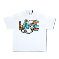 White love nurse Urban Heavy Tee - CowhideDigitalArt
