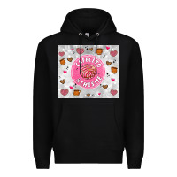 Black cafecito y chisme Premium Hoodie - Artiststas