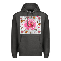 Charcoal Heather cafecito y chisme Premium Hoodie - Artiststas