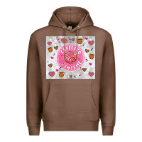Chestnut cafecito y chisme Premium Hoodie - Artiststas