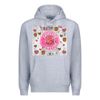 Heather Grey cafecito y chisme Premium Hoodie - Artiststas