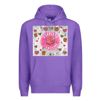 Purple cafecito y chisme Premium Hoodie - Artiststas