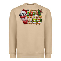 Coffee  Jesus Heavyweight Sweatshirt | Teevron