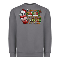 Storm Coffee  Jesus Heavyweight Sweatshirt - CowhideDigitalArt
