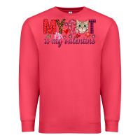 Cardinal my cat is my valentine Premium Sweatshirt - NancyCooperArtShop