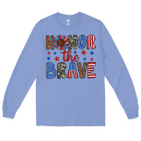 Colony Blue honor the brave Long Sleeve Tee - Artiststas