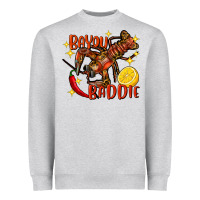 Heather Grey crawfish bayou baddie Heavyweight Sweatshirt - FaDigitalArtStudio