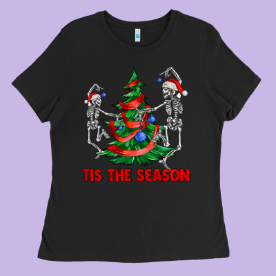 Tis The Season Ladies Tee Designed By Adodesignshop