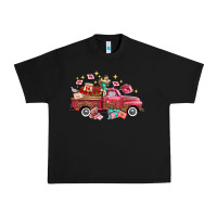 Black valentine's day truck photography love side view Urban Heavy Tee - FaDigitalArtStudio