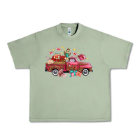 Oil Green valentine's day truck photography love side view Urban Heavy Tee - FaDigitalArtStudio