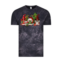 Cloud Black christmas gnomies Vintage Tee - FaDigitalArtStudio