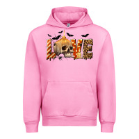 Fuchsia Pink Halloween Love Urban Hoodie - texasbilliewilder