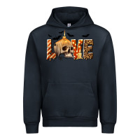 Navy Halloween Love Urban Hoodie - texasbilliewilder