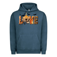 Pigment Midnight Navy Halloween Love Urban Hoodie - texasbilliewilder