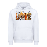 White Halloween Love Urban Hoodie - texasbilliewilder