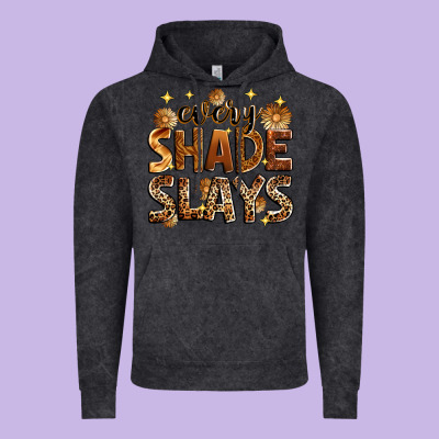 Every Shade Slays Vintage Hoodie Designed By Zillion Design Studio