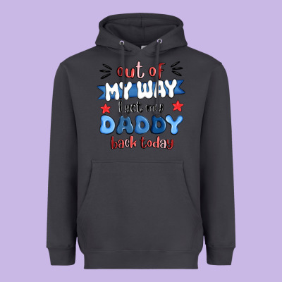 Out Of My Wat ı Get My Daddy Back Today Heavyweight Hoodie Designed By Maliassmallbusiness