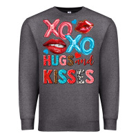 Xo Xo Hugs And Kisses Premium Sweatshirt | Teevron
