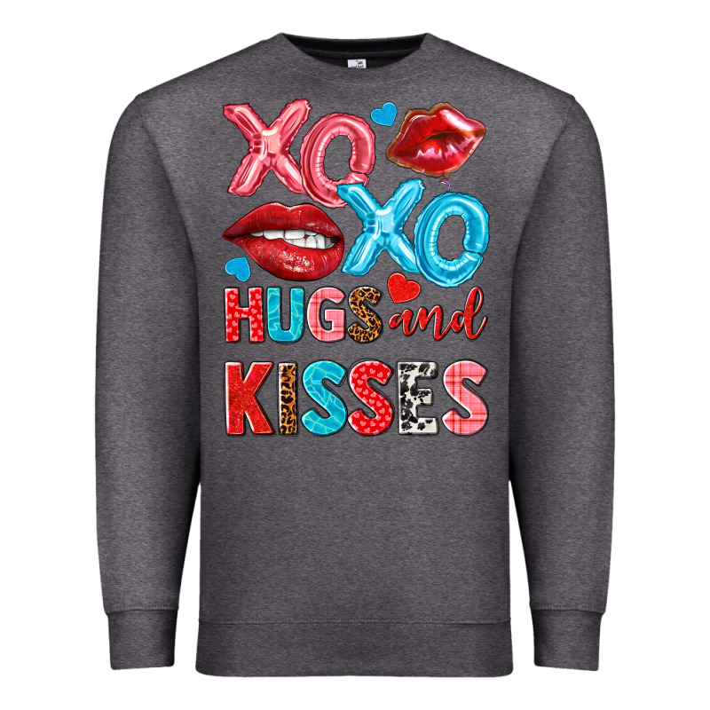 Xo Xo Hugs And Kisses Premium Sweatshirt by NancyCooperArtShop | Teevron