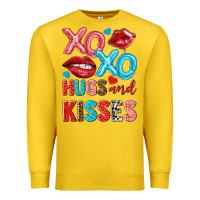 Lemon xo xo hugs and kisses Premium Sweatshirt - NancyCooperArtShop
