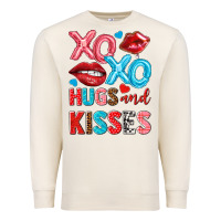 Sandshell xo xo hugs and kisses Premium Sweatshirt - NancyCooperArtShop