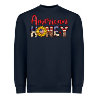 Navy American honey Heavyweight Sweatshirt - Neo Western