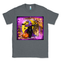 Charcoal Heather witchy cat tumbler Classic Tee - BundleAndBundleShop