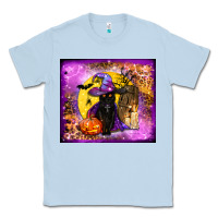 Dusty Blue witchy cat tumbler Classic Tee - BundleAndBundleShop