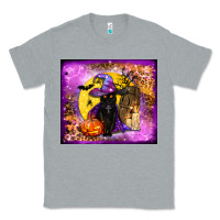 Heather Grey witchy cat tumbler Classic Tee - BundleAndBundleShop