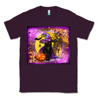 Plum witchy cat tumbler Classic Tee - BundleAndBundleShop
