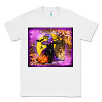 White witchy cat tumbler Classic Tee - BundleAndBundleShop