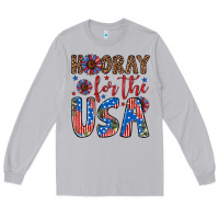 Moon Dust hooray for the usa Long Sleeve Tee - Artiststas