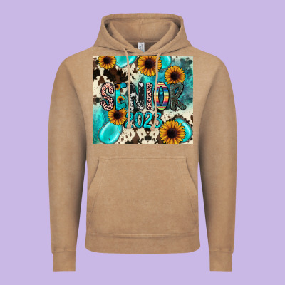 Senior 2023 Vintage Hoodie Designed By Jahusdesignshop