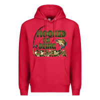 Cardinal fish lures hooked on being grandpa Premium Hoodie - Artiststas