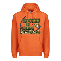 Carrot fish lures hooked on being grandpa Premium Hoodie - Artiststas