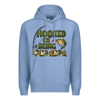 Colony Blue fish lures hooked on being grandpa Premium Hoodie - Artiststas