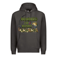 Smoke fish lures hooked on being grandpa Premium Hoodie - Artiststas
