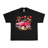 Black valentine's day truck farm animals Urban Heavy Tee - FaDigitalArtStudio