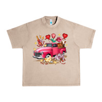 French Oak valentine's day truck farm animals Urban Heavy Tee - FaDigitalArtStudio