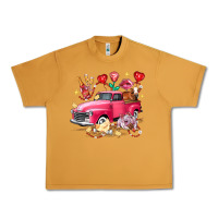 Peanut Butter valentine's day truck farm animals Urban Heavy Tee - FaDigitalArtStudio