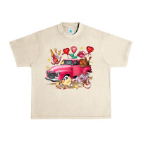 Sandshell valentine's day truck farm animals Urban Heavy Tee - FaDigitalArtStudio