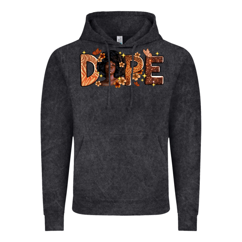 Dope Melanin Vintage Hoodie by Zillion Design Studio | Teevron