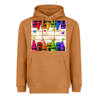 Meerkat custom teacher name crayons Heavyweight Hoodie - NancyCooperArtShop