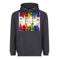 Custom Teacher Name Crayons Heavyweight Hoodie | Teevron